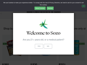 'sozolife.com' screenshot