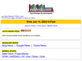 'refdesk.com' screenshot