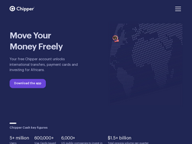'chippercash.com' screenshot