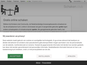 'schaken.club' screenshot