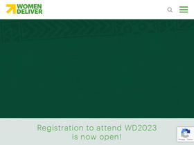 'womendeliver.org' screenshot