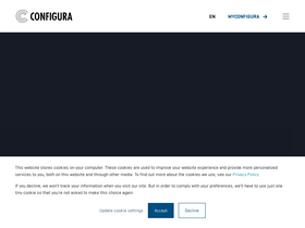 'configura.com' screenshot