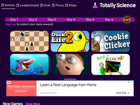 'totallyscience.co' screenshot