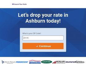 'insureyourautonow.com' screenshot