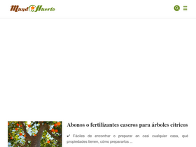 'mundohuerto.com' screenshot