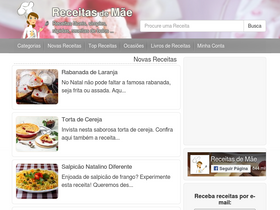 'receitasdemae.com.br' screenshot