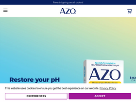 'azoproducts.com' screenshot