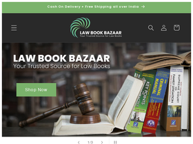 lawbookbazaar.com homepage screenshot