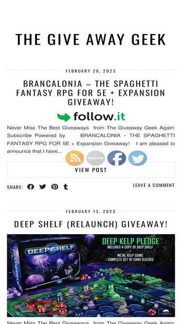 thegiveawaygeek.com