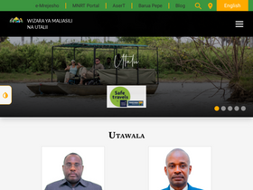 'maliasili.go.tz' screenshot