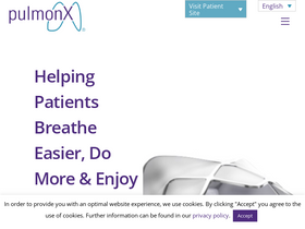 'pulmonx.com' screenshot