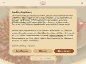 'oetker.de' screenshot