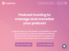'captivate.fm' screenshot