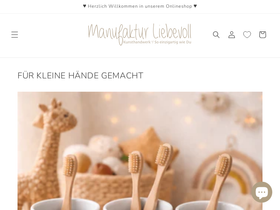 manufaktur-liebevoll.de homepage screenshot