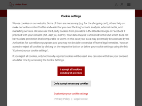 'anton-paar.com' screenshot