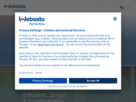'webasto.com' screenshot