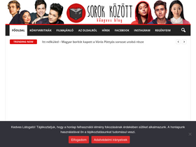'sorok-kozott.hu' screenshot