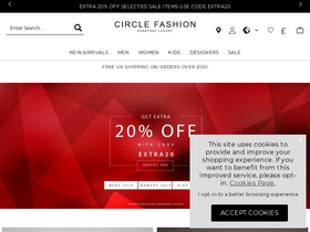 'circle-fashion.com' screenshot