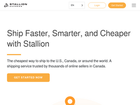 'stallionexpress.ca' screenshot