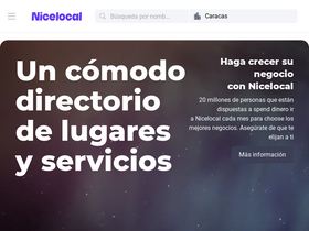 'nicelocal.com.ve' screenshot