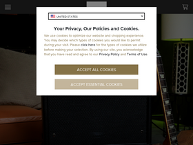 'mesaboogie.com' screenshot