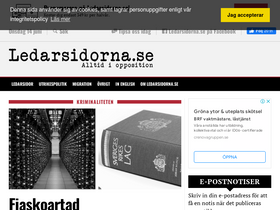 'ledarsidorna.se' screenshot