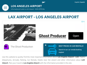 'los-angeles-airport.com' screenshot
