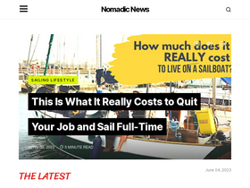 'nomadicnews.com' screenshot
