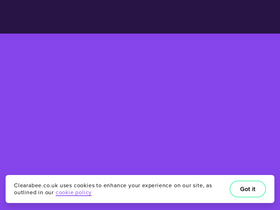 'clearabee.co.uk' screenshot