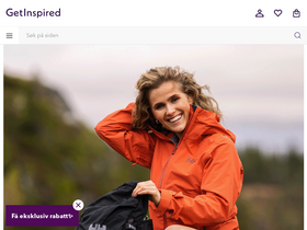 'getinspired.no' screenshot