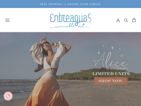 entreaguas.com homepage screenshot