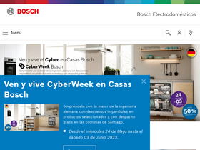 'bosch-home.cl' screenshot