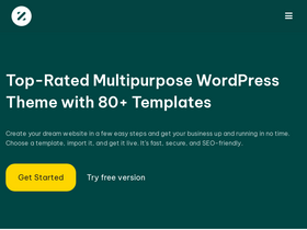 'zakratheme.com' screenshot