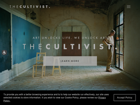 'thecultivist.com' screenshot