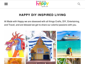 'madewithhappy.com' screenshot