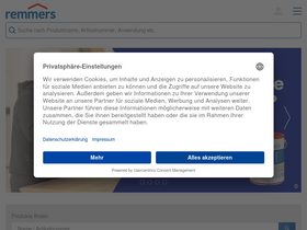 'remmers.com' screenshot