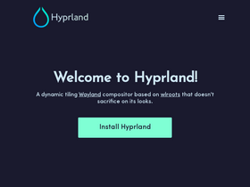 'hyprland.org' screenshot
