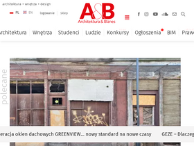 'architekturaibiznes.pl' screenshot