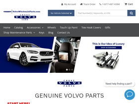 'volvowholesaleparts.com' screenshot