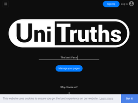 'stfessdrews.uni-truths.com' screenshot