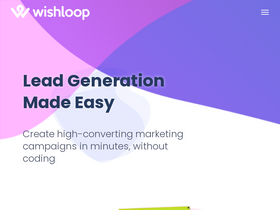 'wishloop.com' screenshot