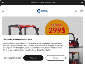 crobel.com homepage screenshot