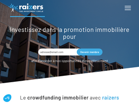 'raizers.com' screenshot