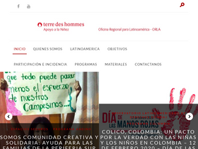 'tdh-latinoamerica.de' screenshot