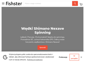 'fishster.pl' screenshot