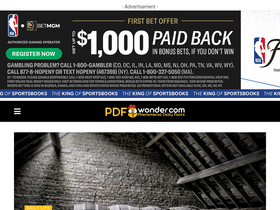 'pdfwonder.com' screenshot