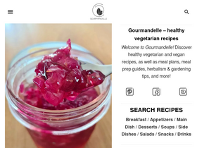 'gourmandelle.com' screenshot