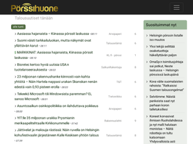 'porssihuone.fi' screenshot