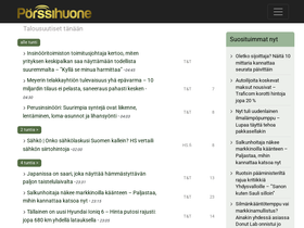'porssihuone.fi' screenshot
