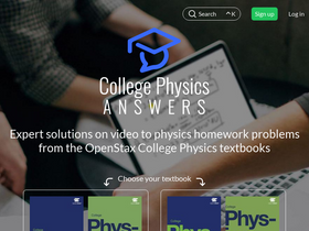 'collegephysicsanswers.com' screenshot